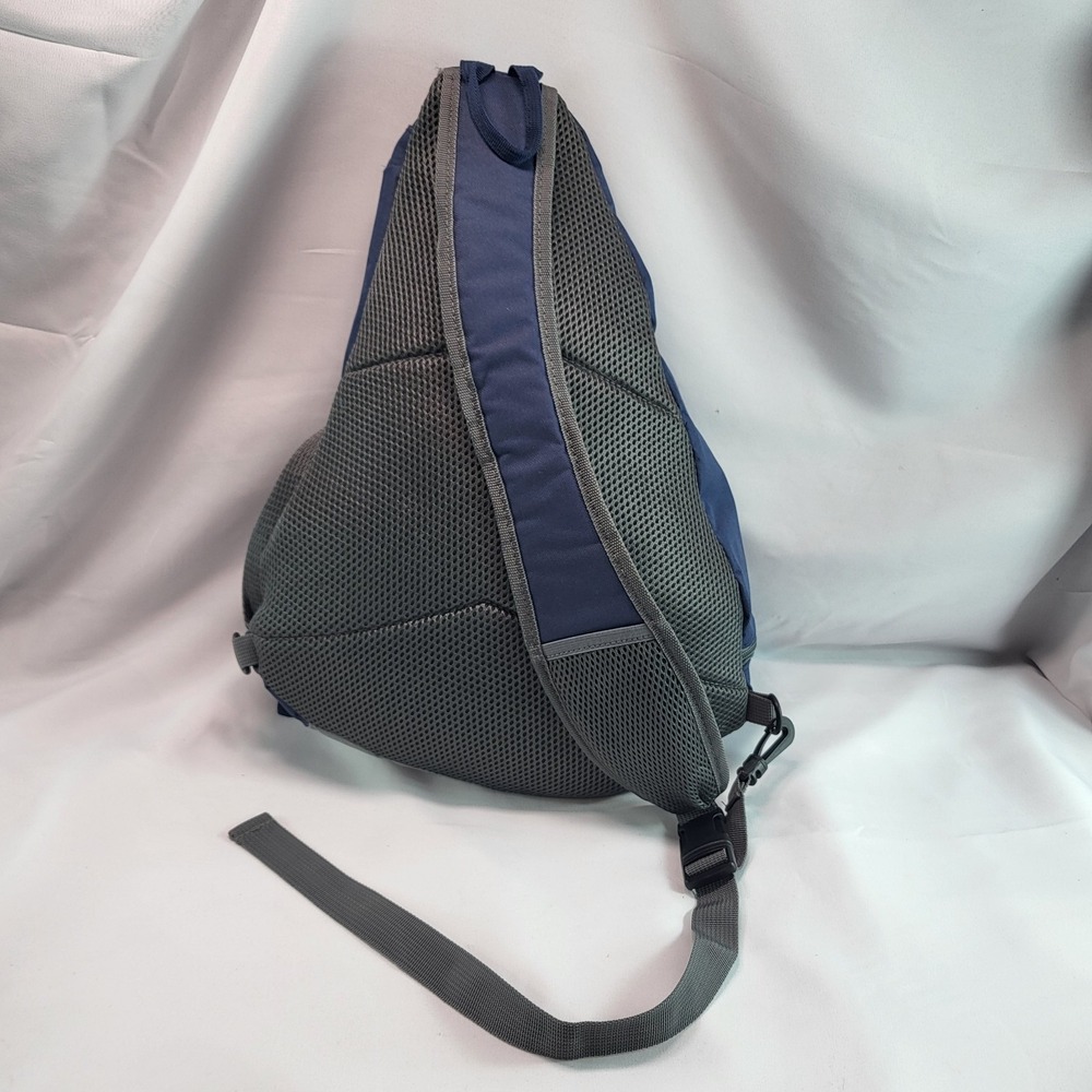 Disney Cruise Line Castaway Club Sling Backpack Blue Gray Shoulder Crossbody Bag - Picture 5 of 14